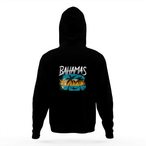 Vintage Proud Bahamas Gift Design Idea Retro Hoodies for Teen Girls Boys Lightweight Kangaroo Pocket Sweatshirt4