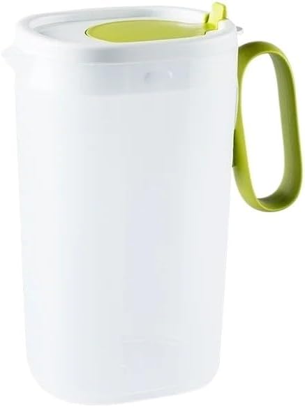 Tea Set 1.55L Water Pitcher Lemonade Container Juice Kettle Large Plastic Cold Beverage Jug For Iced Tea, Milk And More Teapot Set(Green)