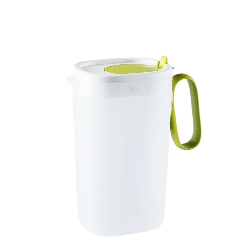 Hervidor frío Jarra de agua de 2,2 l, recipiente for limonada, hervidor de jugo, jarra grande de plástico for bebidas frías, for té helado, limonada, jugo, leche y más Juego de jarra de agua para agua