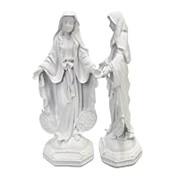 Amazon.co.jp: S.fields.inc 聖母マリア像 置物 樹脂製 ミニ 22cm