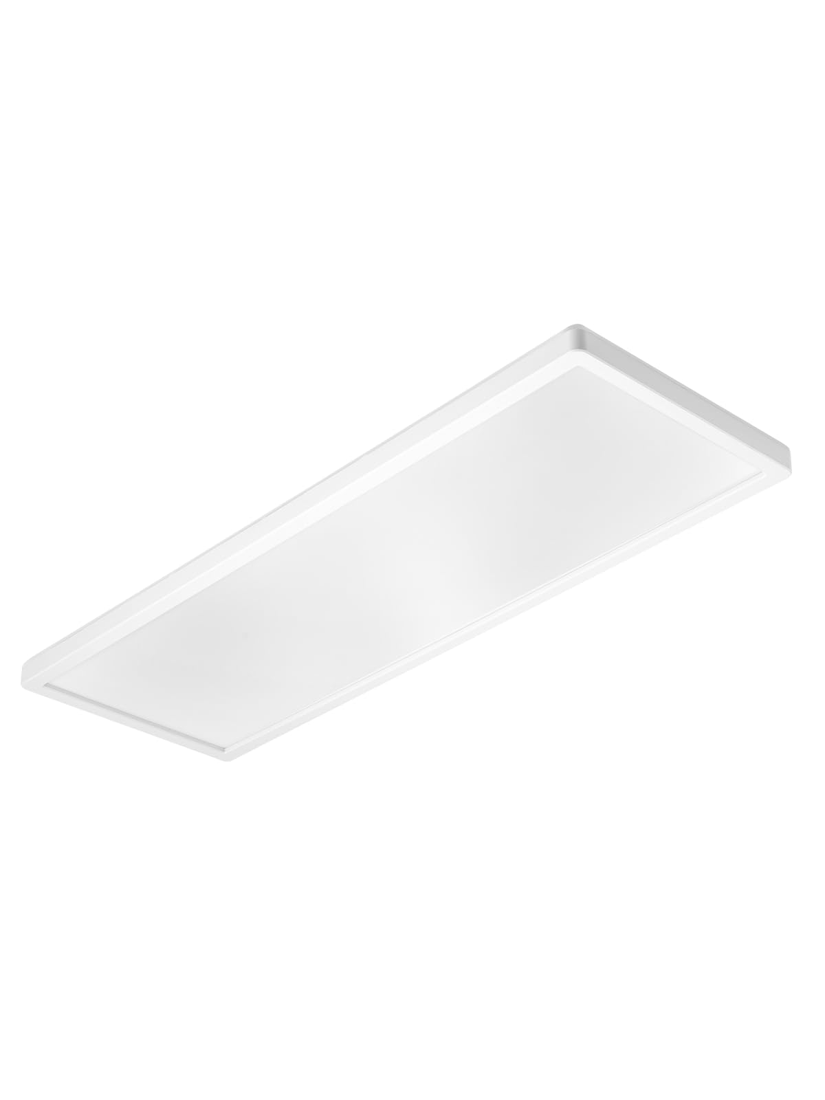 CBJKTX LED-Deckenlampe mit Bewegungsmelder 24 W 3600 lm 4000 K | Radar-Bewegungsmelder und Dämmerungssensor 120°-Erfassungswinkel für Flur Badezimmer Garage 58 x 20 cm (rechteck)