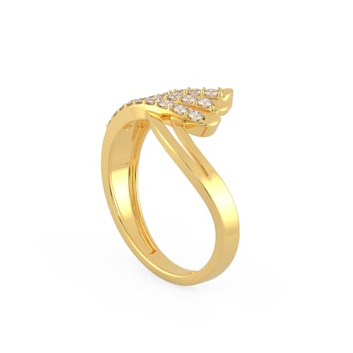 Malabar Gold & Diamonds Gold Ring for Women 22 K | Gold Ring for Women 22k Gold Pure | 22 Kt (916) BIS Hallmark Certified Pure Gold Ring for Birthday, Engagement, Anniversary &... - Image 4
