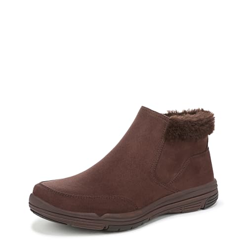Ryka Women's Amaze Zip Short Boots Chicory Brown 7 M