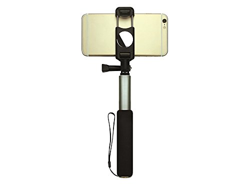 Preisvergleich Produktbild Networx Selfiestick Mila, für Smartphones, mit Spiegel, schwarz
