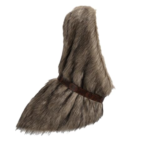 Manteau pelucheux médiéval pour cosplays et festivals de la Renaissance
