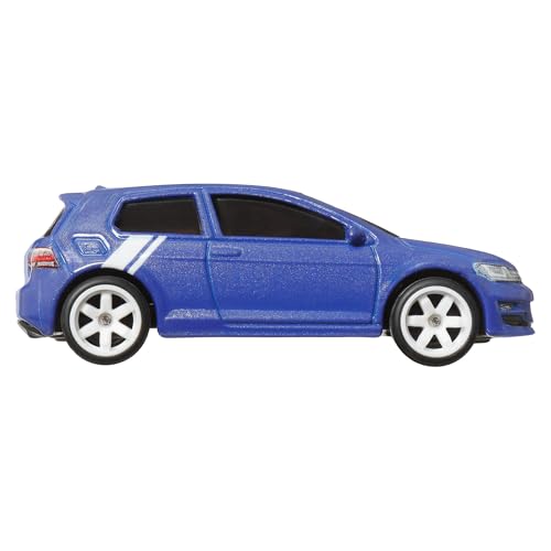 Hot Wheels Premium Car Culture Collectible Toy Car, 1:64 Scale Die-Cast Volkswagen Golf Mk 7, World Tour Vehicle with Real Rubber Tyres