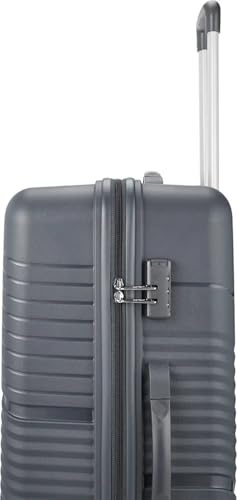 Image of Safari Polypropylene Spinner Carter Hard-Sided Suitcase 5 Years Warranty Luggage Set of 3 Trolley Bags(55 & 67 & 76 cm)(Dark Grey)