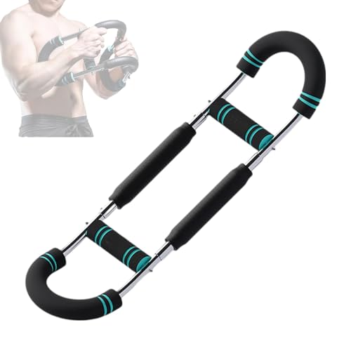 Saker Twister Arm Trainer – Renforcement réglable de l'avant-bras et de la boxe pour homme, exercice de poitrine pour le renforcement musculaire, barre de...