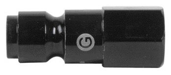 A76430G-X ColorConnex Black Type G Automotive 3/8 Body x 1/4 Female NPT Quick-Disconnect Plug (CP8)