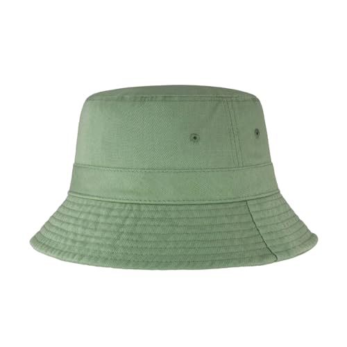 Image of Hot Summer Bucket Hat Trendy Cotton Sun Cap for Beach Golf Fishing | Breathable cotton, fun outdoor vacation style, packable boonie design for men and women