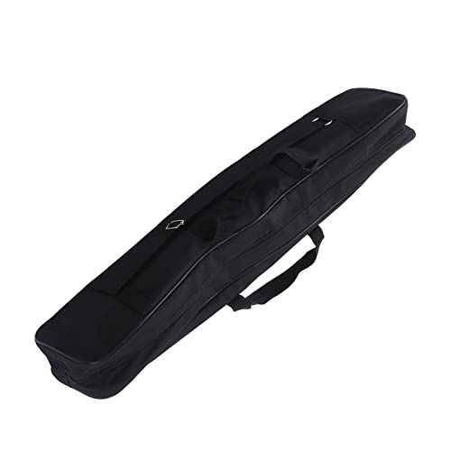 Bogenschießtasche, Tragbare, Leichte Segeltuch-Bogenschieß-Recurve-Bogen-Handtasche, Bogentasche mit Doppeltem Reißverschluss, Verstellbarem Schultergurt und Großer Pfeiltasche, Bogenschießtasche