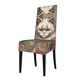 Large gamme d'utilisations : les housses de chaise de restaurant peuvent donner à vos vieilles chaises un aspect neuf, prolonger la durée de vie des chaises et économiser vos dépenses. Peut être utilisé dans la salle de séjour, banquet de mariage, hôtel, conférence, célébration, cérémonie, restaurant, etc.