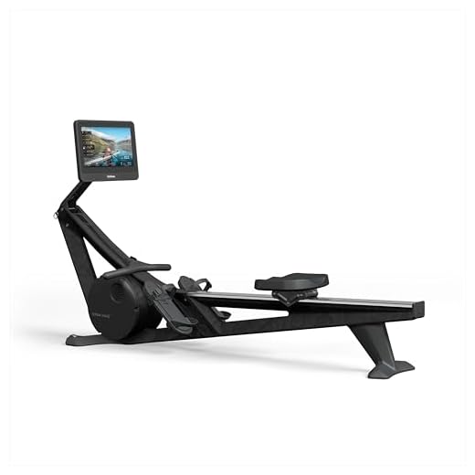 Hydrow Wave Rowing Machine with 16" HD Touchscreen & Speakers - Foldable | Live Home Workouts, Subscription Required