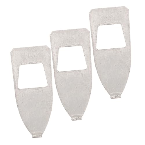 GOOHOCHY 3pcs Cello Bow Tips Metal Bow Tips Cello Bow Repair Parts Cello Accessories Cello Column Bows for Musical Instruments