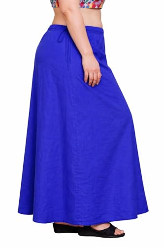 Image of CITIX Pure Cotton Petticoat for Woman Saree | Adujastable Drawstring Waist