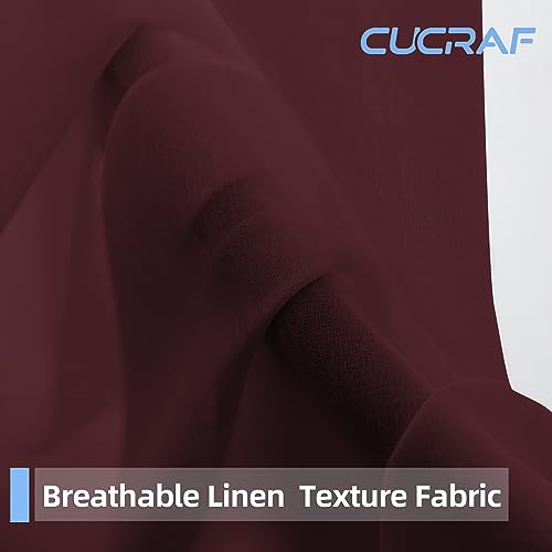 Cortinas, Home cortinas color vino Marca CUCRAF (2)