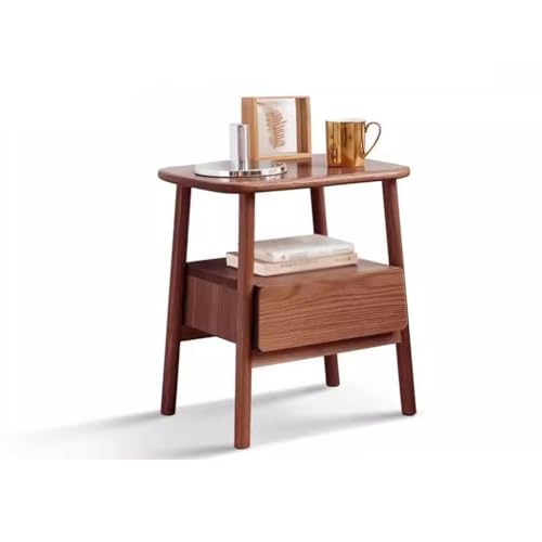 Side Table End tables Solid Wood Sofa Side Table, Small Apartment Bedside Table, Corner Table, Nordic Square Table, Living Room Small Coffee Table End tables living room Side tables living room(B)