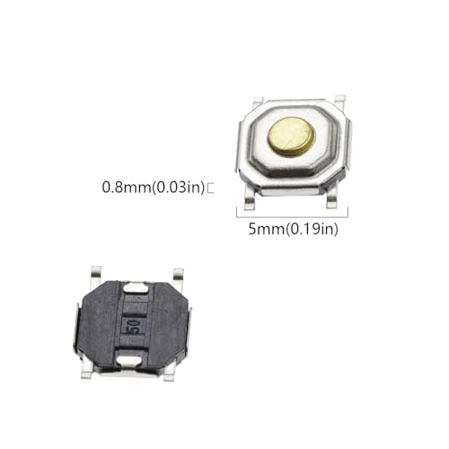 Microinterruptores de 4 x 1,5 mm Pines pulsadores SMD componentes de repuesto para circuito PCB 4