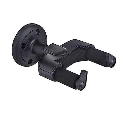 EXQUIMEUBLE 2個ギター壁掛けフック 壁掛けスタンド対応 緩衝スポンジ付き 多種類のギターに対応 アコースティック エレキ ベース用