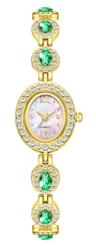 Montre à quartz femme Reginald avec cadran élégant orné de cristaux