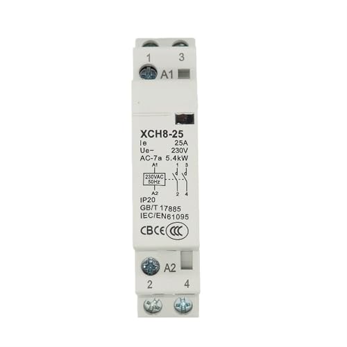 Contacteur modulaire bipolaire 16A 2NC élimine le bruit du tableau DIN