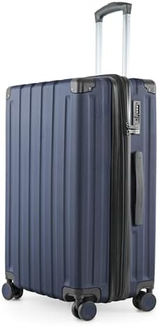 Hauptstadtkoffer Q-Damm Mittelgroßer Koffer (68 cm) 71-89 L, Dunkelblau | ABS-Hartschale · TSA-Zahlenschloss · Erweiterbar · 4 Rollen · Austauschbare Ersatzteile · Aufgabegepäck ·