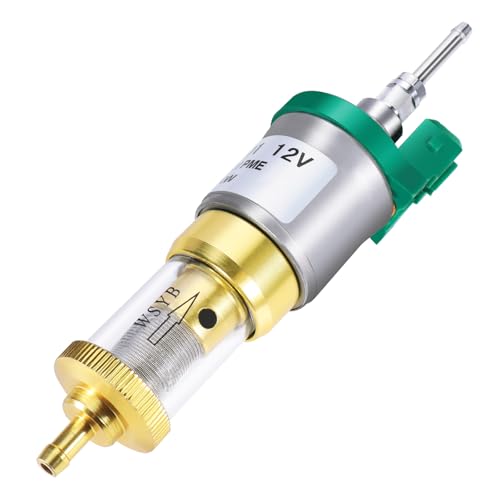 WAYSKA Diesel Heater Fuel Pump with Double Filter, Quieter, Parking Heater Replacement Part for All Chinese Diesel air Heaters