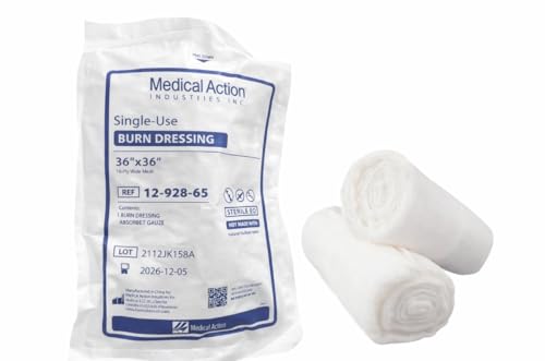 Medical Action Burn Dressing Mesh Gauze 16-Ply 36 X 36 Inch Square Sterile 1