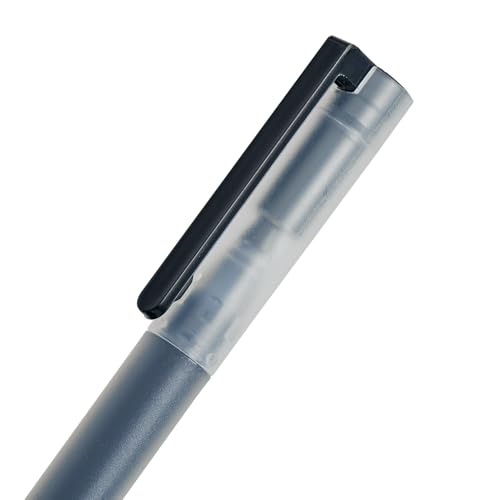 10 bolígrafos gel negro 0.5mm punta fina pack miniatura 4