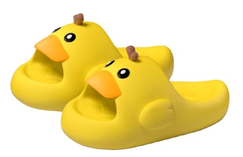 Duck Slippers for Women Men Shower Shoes Indoor Outdoor Soft Slide Sandals Slip-on Shoes Trendy House Shoes 2024
