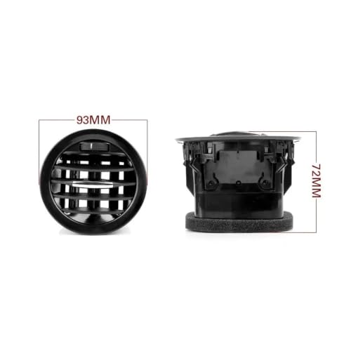 Rejillas de ventilación para Opel Corsa D Adam salpicadero 2 uds 3