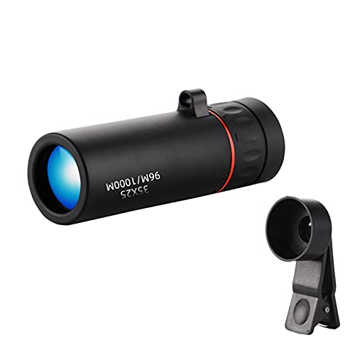 Mini Télescope Monoculaire,Longues-Vues Portables,30 X 25 Télescope de Vision Nocturne HD,Monoculaires Portables Légers pour Les Voyages en Plein...