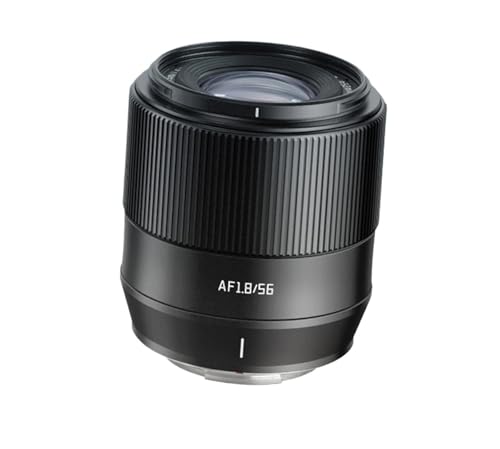 Camera Lens, Objetivo con Enfoque automático AF 56 mm f/1.8, Compatible con Sony E/Fuji X/Nikon Z XS-20 X-H2s XT5 XT30 A6000 NEX-5N A6700 ZFC Z5 NEX-7(Black,XF)