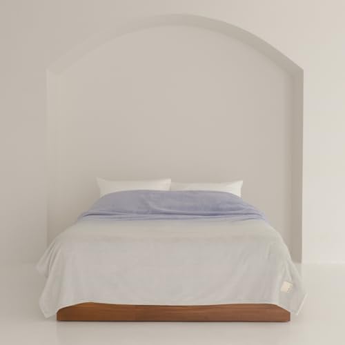 nishikawa 【 西川 】 hauu もちもちブランケット シングル ラベンダー 洗える 毛布 ふわふわ 柔らか ハウ FQ04045527