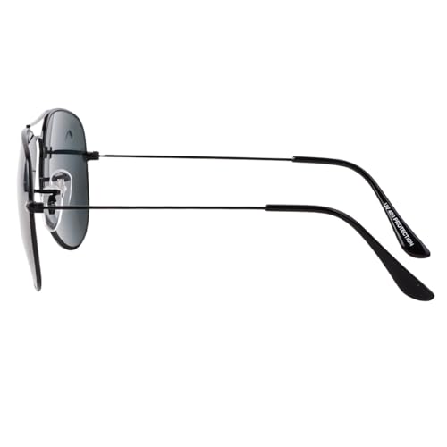 Image of GYNK Men's Aviator Sunglasses | Toughened Glass Lens | UV400 Protection | Lightweight Metal Frame Pilot Sunglasses for Driving, Travel, Outdoor Activities & Daily Wear