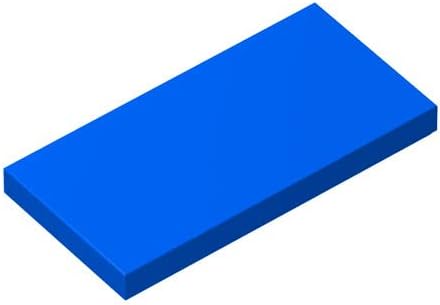 Azulejo clásico de ladrillos de construcción de 2 x 4 con ranura, 100 piezas, compatible con piezas y piezas de Lego 87079, juego creativo, 100%