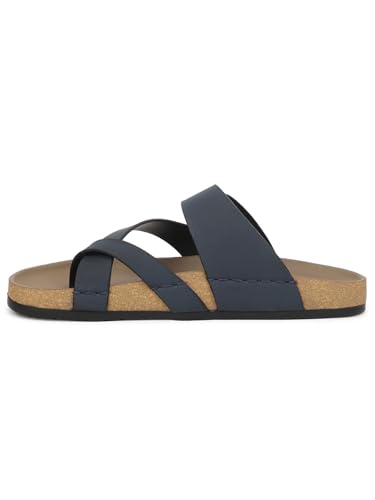 Image of Liberty Healers AOL-6 Casual Slipper For Men With PU Sole | Comfortable and Lightweight | Trendy Design | Soft Insole | Stylish Footwear and Cushioned Footbed