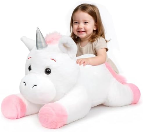 Unicorn Stuffed Animal, Giant 31.5" Stuffed Plush,Large Soft Plus...