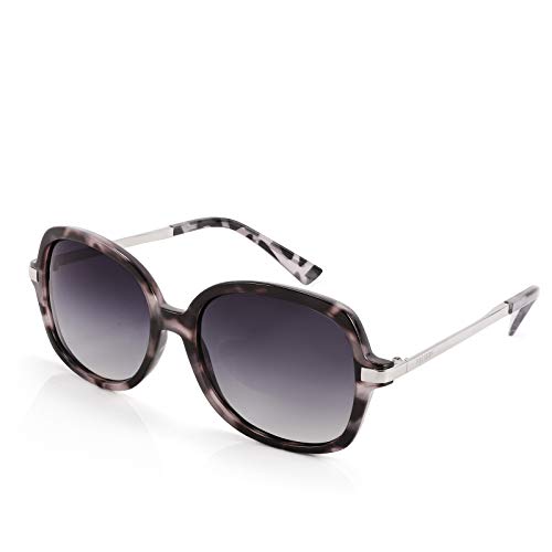 FEISEDY Classic Womens Elegant Polarized Sunglasses Ladies Wide Square Sunglasses Shades B2683