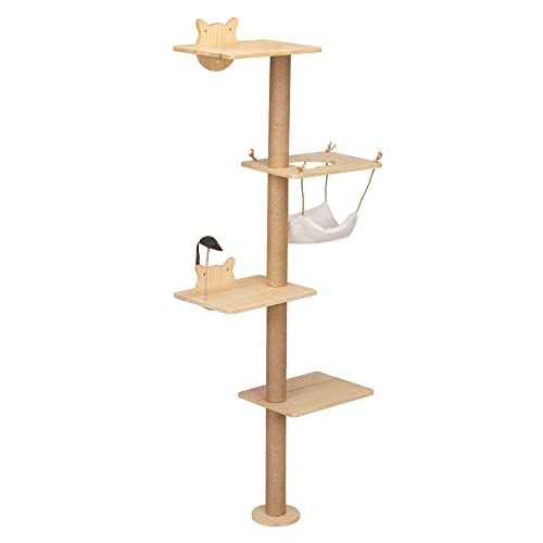 Rascador de Pared para Gatos Torre de 69 Pulgadas miniatura 1