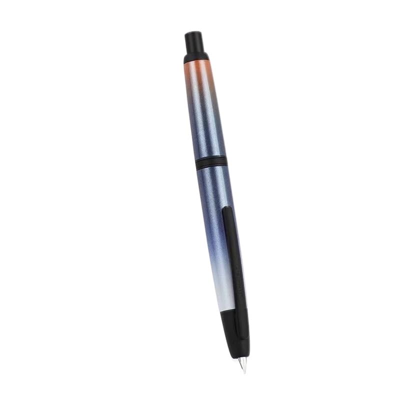 Stylo plume rétractable pour étudiant avec pointe fine en métal