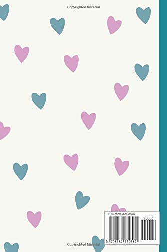 Chloe's Notebook: Chloe Personalised Name Notebook - Drawn hearts (120 Pages 6 x 9 inches) - Image 2