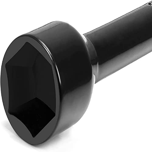 Image of Big Red TRX31101-14FR Torin Professional 14 inch Universal Heavy Duty 4-Way Cross Lug Wrench (11 /16 inch, 3 /4 inch, 13 /16 inch, 7 /8 inch) for Tire Changing and Auto Maintenance, Black