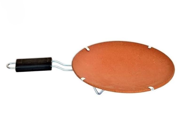 Stark Mart India Tawa Plain Roti with Stand | Mitti Ke Tawa | Handmade Mitti Terracotta Clay Tawa for Making Roti/Chapatti (10 Inches) (paratha Tawa) (B0D143GNK1) Amazon Price History, Amazon Price Tracker
