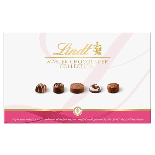 Lindt Master Chocolatier Collection – 184g Medium Gift Box – Christmas, Chocolate Assortment – Elegant Pralines for Him & Her