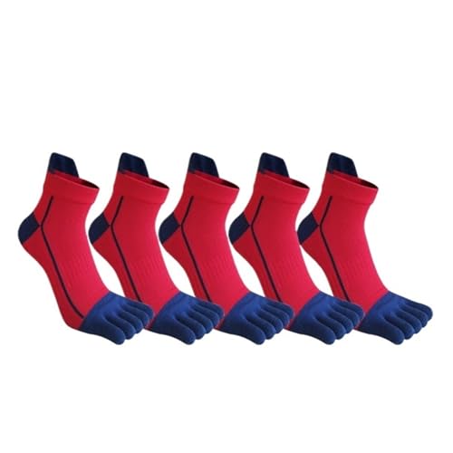 Chaussettes sport à doigts homme anti-ampoules et absorbant la sueur