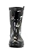 Regenliebe Damen Gummistiefel Waldi Halbschaft Regenstiefel Hunde Motiv, Farbe:schwarz, Größe:39 EU