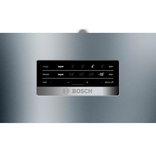 Image of BOSCH 505L Frost Free Inverter Bottom Freezer Refrigerator (KGN56CI41I, Brushed Silver Steel, Anti-Fingerprint, MultiAirflow, VitaFresh Plus)