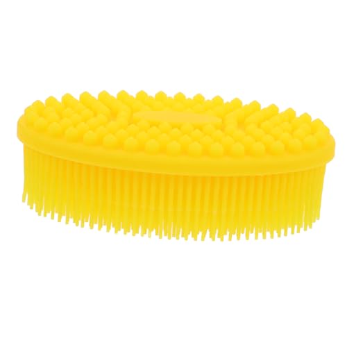 Hohopeti Infant Scalp Bath Brush Soft Silicone Bristles Scalp Scrubber Bath Tool