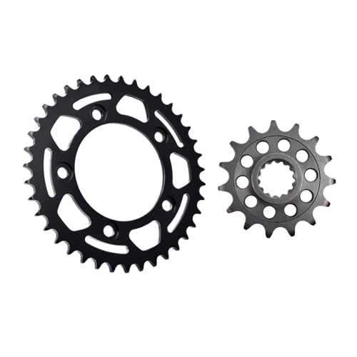 520 39T 15T Motorrad-Kettenräder vorne und hinten, kompatibel mit Ducati 1100 Scrambler 18–20 Dark Special Sport(Front and Rear)